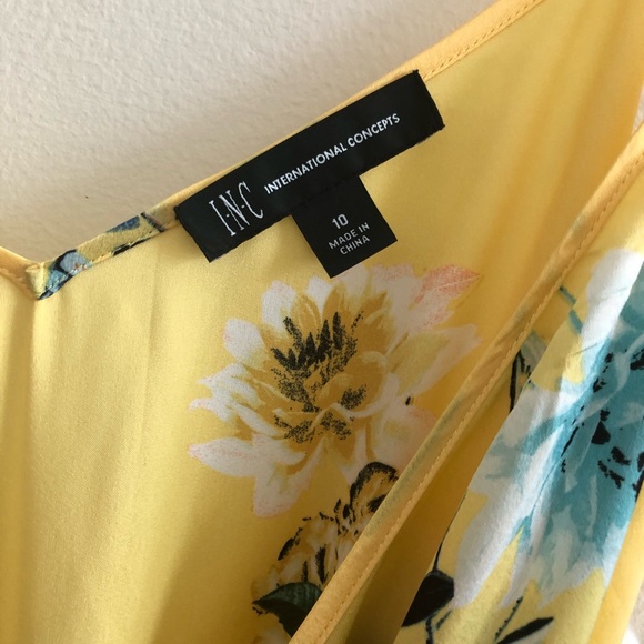 INC Ruffle Hem Wrap Dress 👗 - Picture 6 of 9